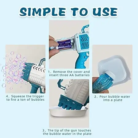 25 Holes Bubble Machine Gun - Image 4
