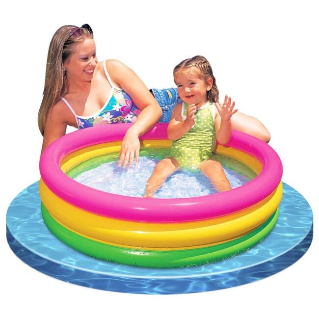INTEX Sunset Glow Baby Pool ( 34" X 10" ) - Image 2