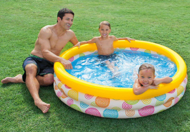 INTEX 66" x 15" Wild Geometry Pool Round