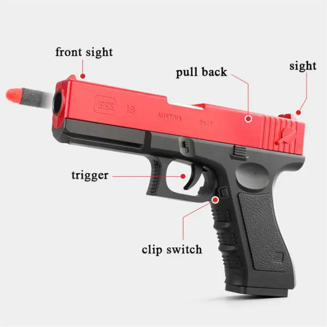 Manual Shell Ejection Soft Bullet Pistol - Image 4