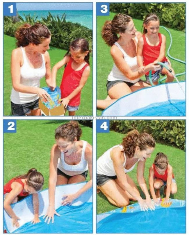 INTEX Ocean Play Snap Set Pool ( 6' x 1'3") - Image 3