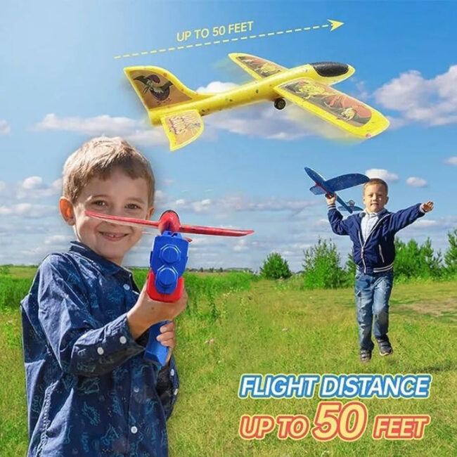 Catapult Airplane Launcher Toy - Image 2