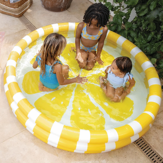 INTEX 58" x 13" Zesty Lemon Kiddie Pool Round - Image 5