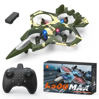 Remote Control Battle Drone K500 MAX performing 360-degree flips in flight