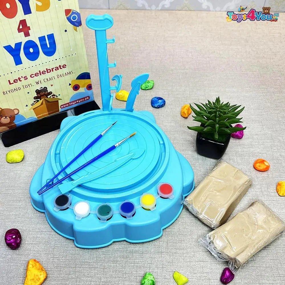 STEM and art education toy – Pottery Machine DIY Clay Wheel for kids