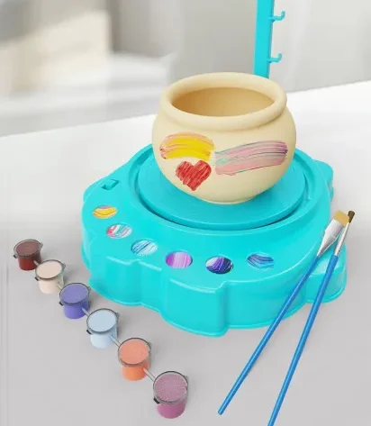 STEM and art education toy – Pottery Machine DIY Clay Wheel for kids